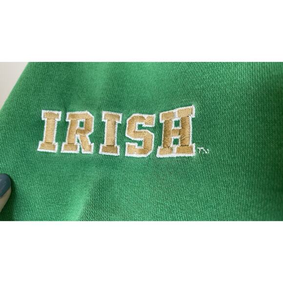 Vintage E5 Notre Dame Fighting Irish Pullover Sweatshirt Hoodie NCAA Football S - Picture 8 of 12